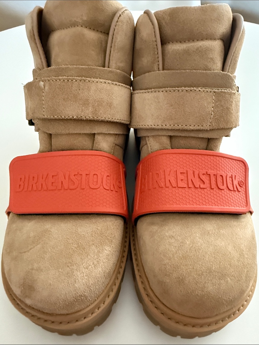 Rick Owen’s X Birkenstock Hancock Rotterhiker Extro Boots Tan/Orange Sz 40 - Picture 9 of 14